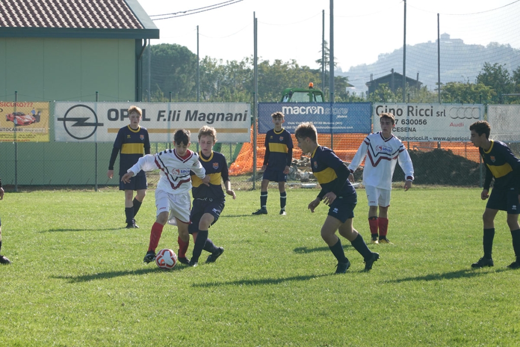 Azione di gioco dei 2007 elite contro SanpaImola